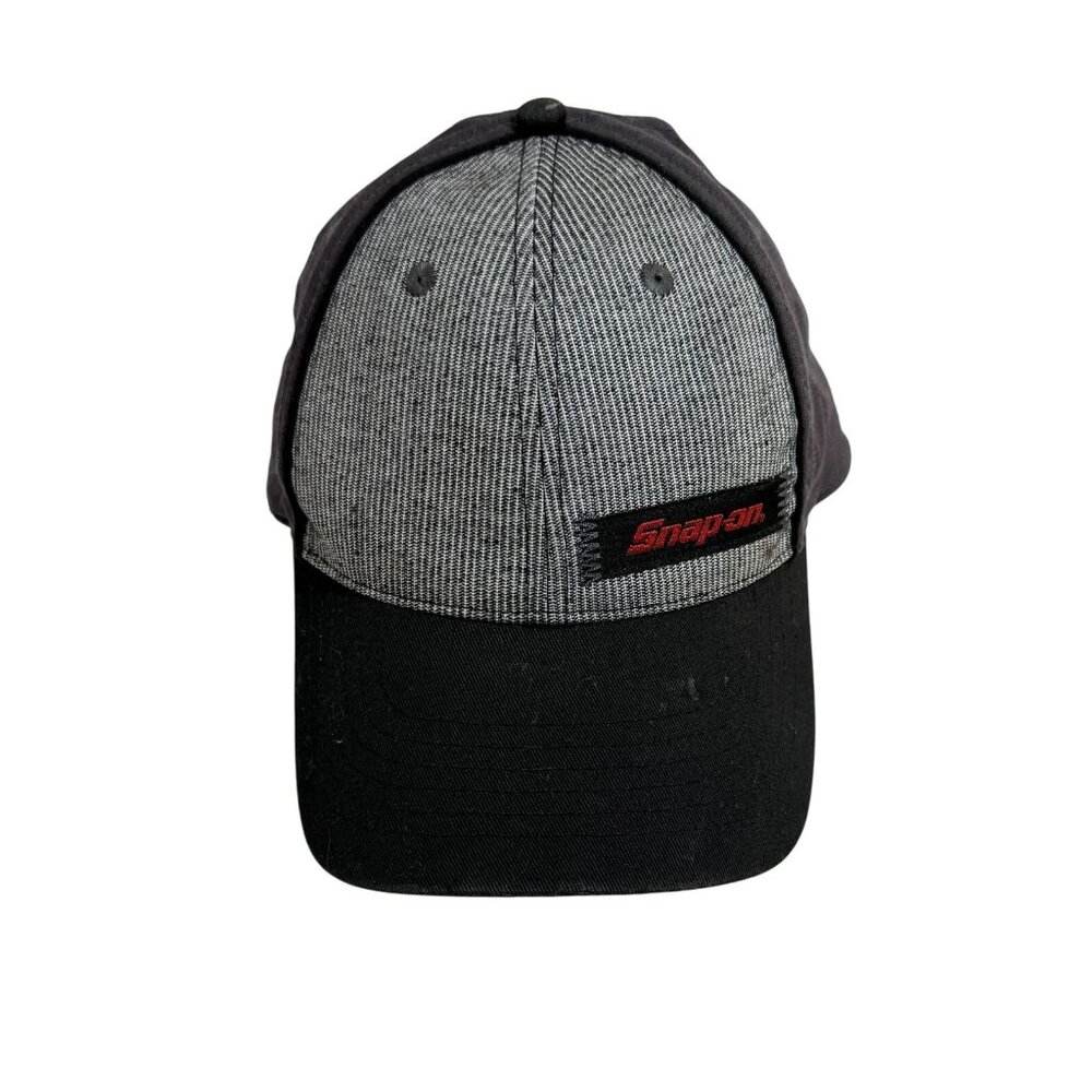 Snap-On Gray & Black Ball‎ Cap Adjustable Strapback K Products